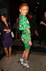 BELLA THORNE at Jeremy Scott Fashion Show in New York