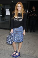 BELLA THORNE at Marc Jacobs Fashion Show in New York