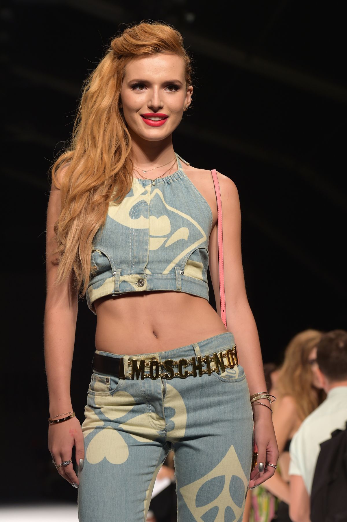 BELLA THORNE at Runway of Moschino Fashion Show in Milan BELLA THORNE at Runway of Moschino Fashion Show in Milan