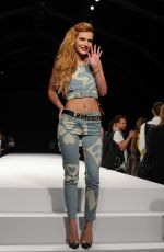 BELLA THORNE at Runway of Moschino Fashion Show in Milan