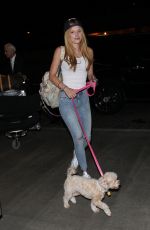 BELLA THORNE in Jeans Arrives at LAX Airport