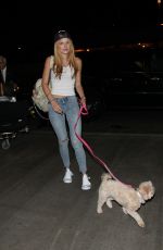 BELLA THORNE in Jeans Arrives at LAX Airport