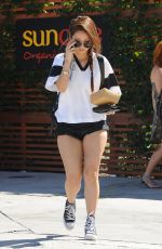 BRENDA SONG in Shorts Out and About in Los Angeles