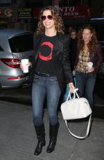 BRIDGET MOYNAHAN Arrives at NBC Studios in New York