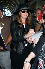 BROOKE SHIELDS at LAX Airport in Los Angeles