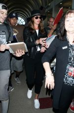 BROOKE SHIELDS at LAX Airport in Los Angeles