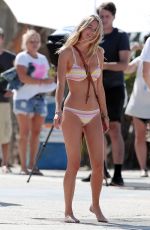 CAMILLE ROWE in Bikini at a Photoshoot in Santa Monica