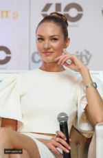 CANDICE SWANEPOEL at Kio Networks Press Conference