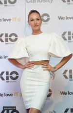 CANDICE SWANEPOEL at Kio Networks Press Conference