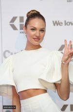 CANDICE SWANEPOEL at Kio Networks Press Conference