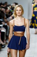 CANDICE SWANEPOEL at Runway of Michael Kors Fashion Show in New York