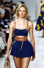 CANDICE SWANEPOEL at Runway of Michael Kors Fashion Show in New York
