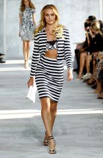 CANDICE SWANEPOEL on the Runway of Diane Von Furstenberg Fashion Show in New York