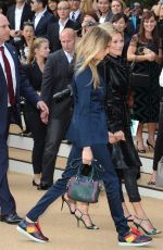 CARA DELEVINGNE at Burberry Prorsum Fashion Show in London