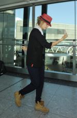 CARA DELEVINGNE at Heathrow Airport in London 0209