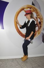 CARA DELEVINGNE at Heathrow Airport in London 0209