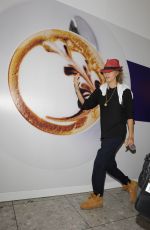 CARA DELEVINGNE at Heathrow Airport in London 0209