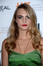 CARA DELEVINGNE at The Face of an Angel Premiere in Toronto