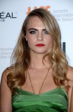 CARA DELEVINGNE at The Face of an Angel Premiere in Toronto