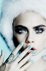 CARA DELEVINGNE in Allure Magazine, October 2014 Issue