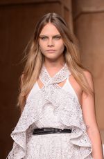 CARA DELEVINGNE on the Runway of Givenchy Fashion Show in Paris