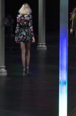 CARA DELEVINGNE on the Runway of Saint Laurent Fashion Show in Paris