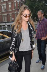 CARA DELEVINGNE Out and About in London 1609