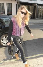 CARA DELEVINGNE Out for a Walk in London