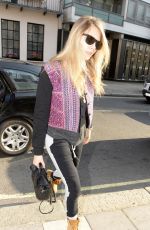 CARA DELEVINGNE Out for a Walk in London
