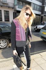 CARA DELEVINGNE Out for a Walk in London