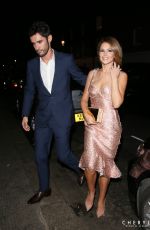 CHERYL COLE Arrives at Simon Cowells Birthday Party