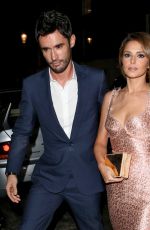 CHERYL COLE Arrives at Simon Cowells Birthday Party