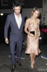 CHERYL COLE Arrives at Simon Cowells Birthday Party