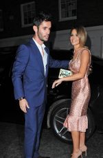 CHERYL COLE Arrives at Simon Cowells Birthday Party