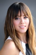 CHLOE BENNER on the Set of Extra in Los Angeles