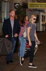 CHLOE MORETZ Arrives at Pearson International Airport in Toronto