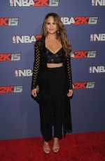 CHRISSY TEIGEN at NBA 2k15 Launch Celebration 