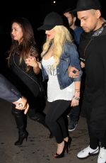 CHRISTINA AQUILERA at Drake vs Lil Wayne Concert in Hollywood
