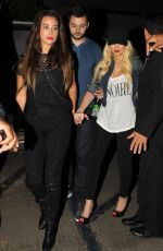 CHRISTINA AQUILERA at Drake vs Lil Wayne Concert in Hollywood