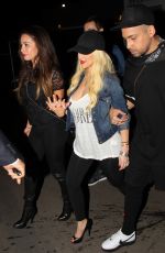 CHRISTINA AQUILERA at Drake vs Lil Wayne Concert in Hollywood