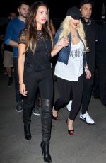 CHRISTINA AQUILERA at Drake vs Lil Wayne Concert in Hollywood