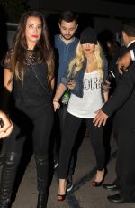 CHRISTINA AQUILERA at Drake vs Lil Wayne Concert in Hollywood