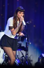 CHRISTINA PERRI Performs at Demi World Tour at American Airlines Arena in Miami