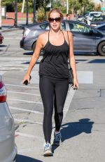 CLAIRE HOLT in Tights Out and About in Los Angeles