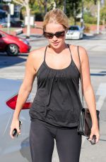 CLAIRE HOLT in Tights Out and About in Los Angeles