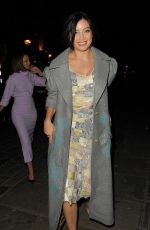 DAISY LOWE Arrives at Jonathan Saunders Fashion Show in London