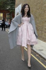 DAISY LOWE Arrives Giles Fashion Show in London