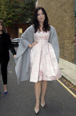 DAISY LOWE Arrives Giles Fashion Show in London