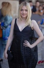 DAKOTA FANNING at Christian Dior Fashion Show in Paris