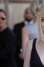 DAKOTA FANNING at Christian Dior Fashion Show in Paris